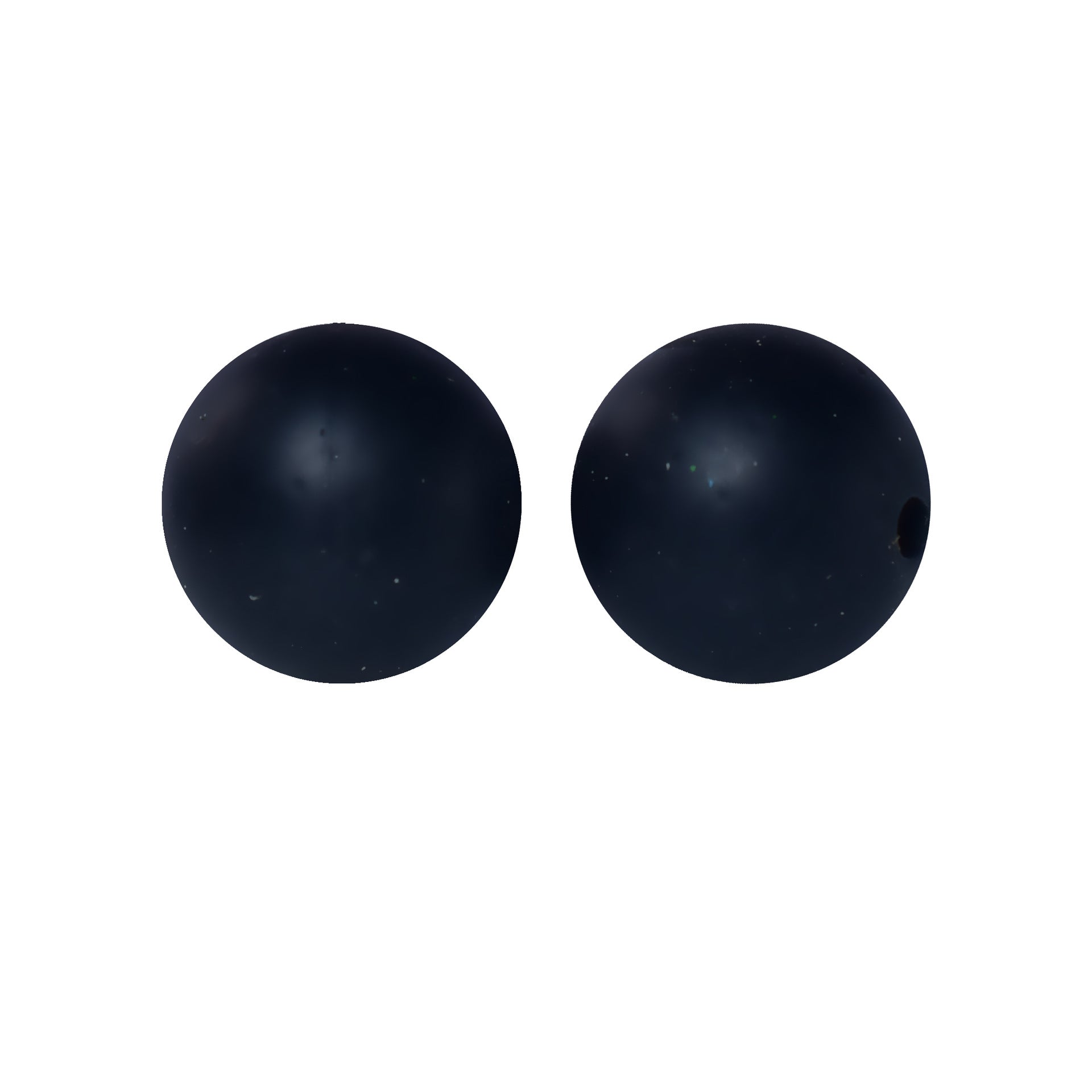 Wholesale 50pcs/pack Imitation Metal Style Speckle Silicone Beads